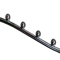 6 Pcs 9 Ball Wall Drope Hanger Display Hook Rail for Clothes Kitchen ,Shop , Boutique , Dining Hall, Showroom , Storage Room, Wardrobe ,Supermarket Shoe Stand Indoor Outdoor Uses With Hardware fittings Hook Rail 9-image-41