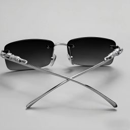 dcmr UV Protection Rectangular Sunglasses (Free Size) image 4