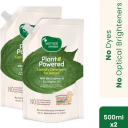 Baby Laundry Liquid Detergent Powered by Plants with Bio - Enzymes and Eucalyptus Oil, Refill Pack 1L Multi-Fragrance Liquid Detergent-image-51