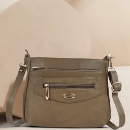 Khaki Women Sling Bag MEHNDI-CASUAL-SLING-BAGS-TREANDY-STYLISH-FASNIBAL-BAGS-image-74