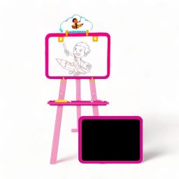 5in1 Easel Board, White, Black Board, Activity Sheet, Paper Gripper, Adjustable-14