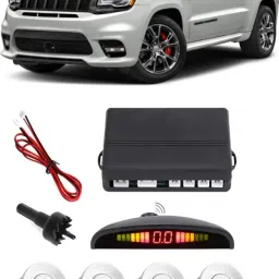 GS223 Silver Car Reverse Parking Sensor with LED Display 4 Sensor G223 Parking Sensor-image-39