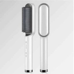 Maniya brothers Professional Hair Straightener Tourmaline Ceramic Hair Curler Brush Hair Styler-image-7