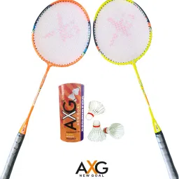 AX-8 Inexorable Aluminium Badminton Kit (2 Racquets, 3 Shuttlecocks) Badminton Kit-image-12