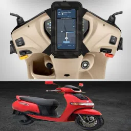 Mobile Holder Pouch For Activa Jupiter All Scooter-9 Bike Mobile Holder-12