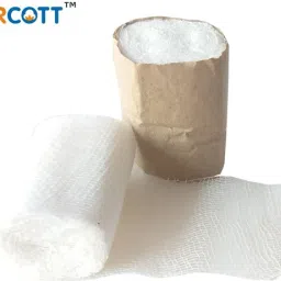 Roller Bandage ( Gauze Roll ) 5 cm X 4 meter | Non Sterile | Pack Of 25 counts Non-Sterile Gauge Roll-image-39