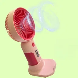 Gift Collection 3 Speed Portable Mini Rechargeable Fan With Stand & USB Charging Cable Personal High Speed Fan for Women, Makeup, Men, Office, Travel, Ground, Stadium Rechargeable Fan, USB Fan-16