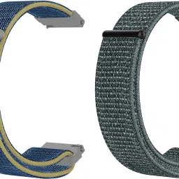 ACM Pack of 2 Watch Strap Nylon Loop for New Xeniks Pixie Smartwatch Belt Band 3008204 mm Fabric Watch Strap-picture-1