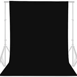 Cam cart 8FTX10.5 FT Black Backdrop Background for Photography Photo Booth Backdrop for Photoshoot Background Screen Video Recording Parties Curtain Reflector-15