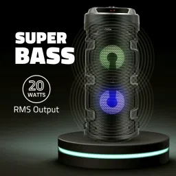 Clairbell DJ Box Speaker with FM Radio, Mic & USB Pen Drive 20W Bluetooth SpeakerII17 20 W Bluetooth Party Speaker image 4