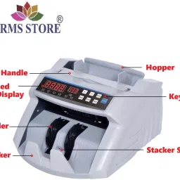 DRMS STORE LED Note/Money Counting Machine with Fake Note Detector,Updated for All New Note Note Counting Machine image 4