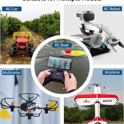 Radiolink T8S 2.4GHz 8CH Transmitter + R8EF Receiver with Built-in Rechargeable Battery and Bluetooth for App control image 5