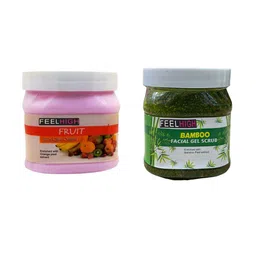 FEELHIGH Face & Body Fruit Cream & Bamboo Gel Scrub-33