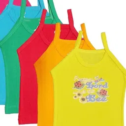 TINY HANDS Kids Unisex Pack of 6 Printed Innerwear Vest-12
