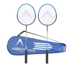 ARROWMAX Set Of 2 Steel Badminton Racket With Full Cover-23