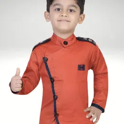 BAESD Boys Classic Opaque Printed Casual Shirt-image-41