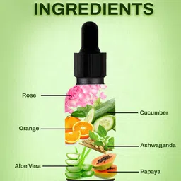 Blu Essentials Under Eye Serum For Dark Circles With Aloevera & Cucumber - 30 ml image 3