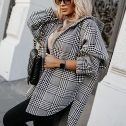 StyleCast x Revolte Women Checked Tailored Jacket-picture-39