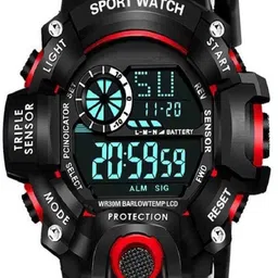 Hala Men Solid Round Tang Regular Digital Watch image 2