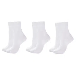 MUKHAKSH Men Pack Of 3 Ankle Length Cotton Socks-22