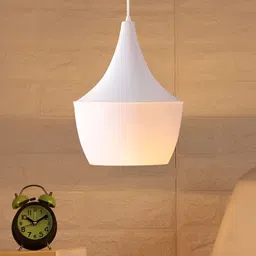 GAUVIK White Aluminium Ceiling Lamp-34