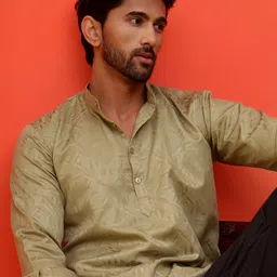 Jompers Men Geometric Kurta-picture-49