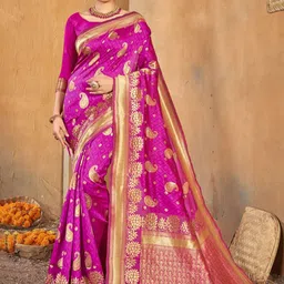 ASISA Woven Design Zari  Saree-image-65