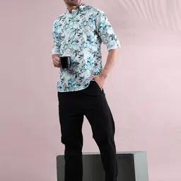 FILORI STUDIO Men Floral Printed Kurta-25