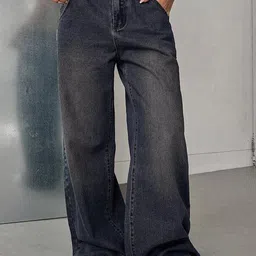 Mast & Harbour Women Cotton High-Rise Low Distress Heavy Fade Jeans-image-48
