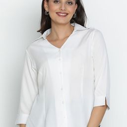 R.Code by The Roadster Life Co. Women Shirt Collar Shirt Style Top-picture-11