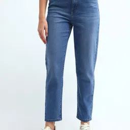 Flying Machine Women High-Rise Light Fade Stretchable Jeans-image-76