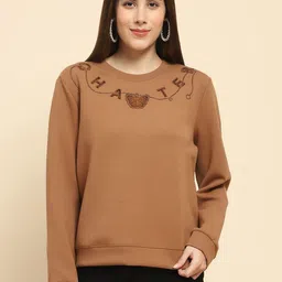 Global Republic Women Embroidered Sweatshirt-image-59