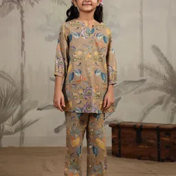 SANSKRUTIHOMES Girls Tropical Night suit SE-NSP-KID-291-Beige-image-62
