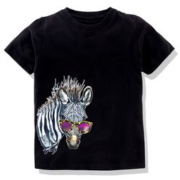 KAVEE Boys Printed Pure Cotton Bio Finish Raw Edge T-shirt-image-69