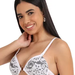 SELFCARE Abstract Bra Half Coverage Lightly Padded image 5