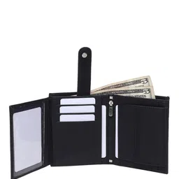 JND Men Textured PU Two Fold Wallet image 3