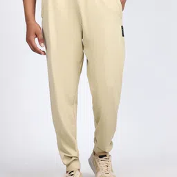 KLOTHFIT Men Low-Rise Baggy Cotton Joggers-image-3