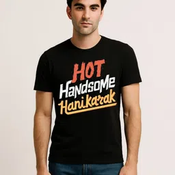 Be Crazy Men Typography Printed Round Neck Cotton T-shirt-image-82