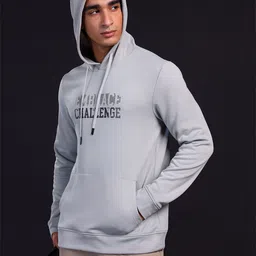 Technosport Men Printed Antimicrobial Hooded Long Sleeves Pullover Sweatshirt-picture-5