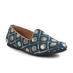 FAUSTO Men Slip On Ethnic - Embellished Lightweight Mojaris-image-96