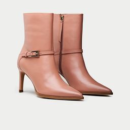 Oroh Women Leather Stiletto-Heeled Ankle Boots-image-75