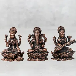 The Advitya Copper-Toned Religious Idol Showpiece-picture-32
