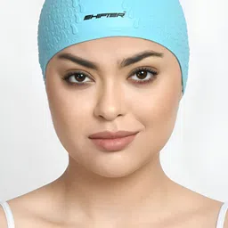 SHIFTER Textured Stretchable Silicone Swimming Cap-image-40