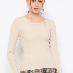 Madame Women Striped Pullover-image-8