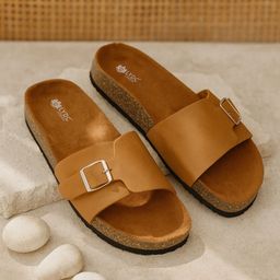 LYDC Women Open Toe Flat Sandals with Buckles-picture-34