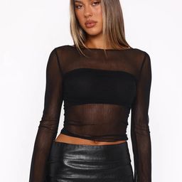 LULU & SKY Women Boat Neck Sheer Crop Fitted Top-picture-35