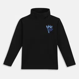 Blue Giraffe Boys Turtle Neck T-shirt-49