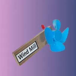 Project Toy Wind Mill Science Working Model Kit Class 6 School Kids Experiment-2