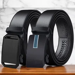 Provogue Men Pack Of 2 PU Belt-image-69