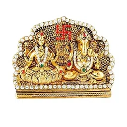 Kulin Metal Religious Idol of Lakshmi Ganesh Premium Statue-image-1